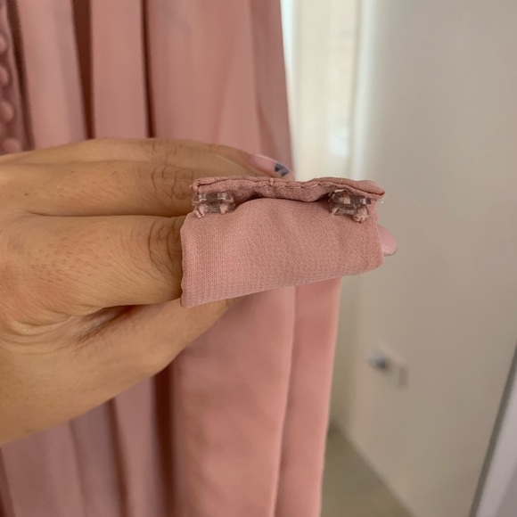 Dusty Rose Pink Long Dress Gown - Picture 12 of 14